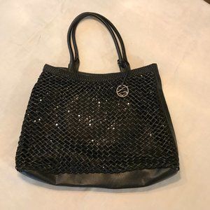 Style Co Black Sequin Tote Bag